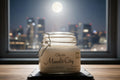 Moonlit city